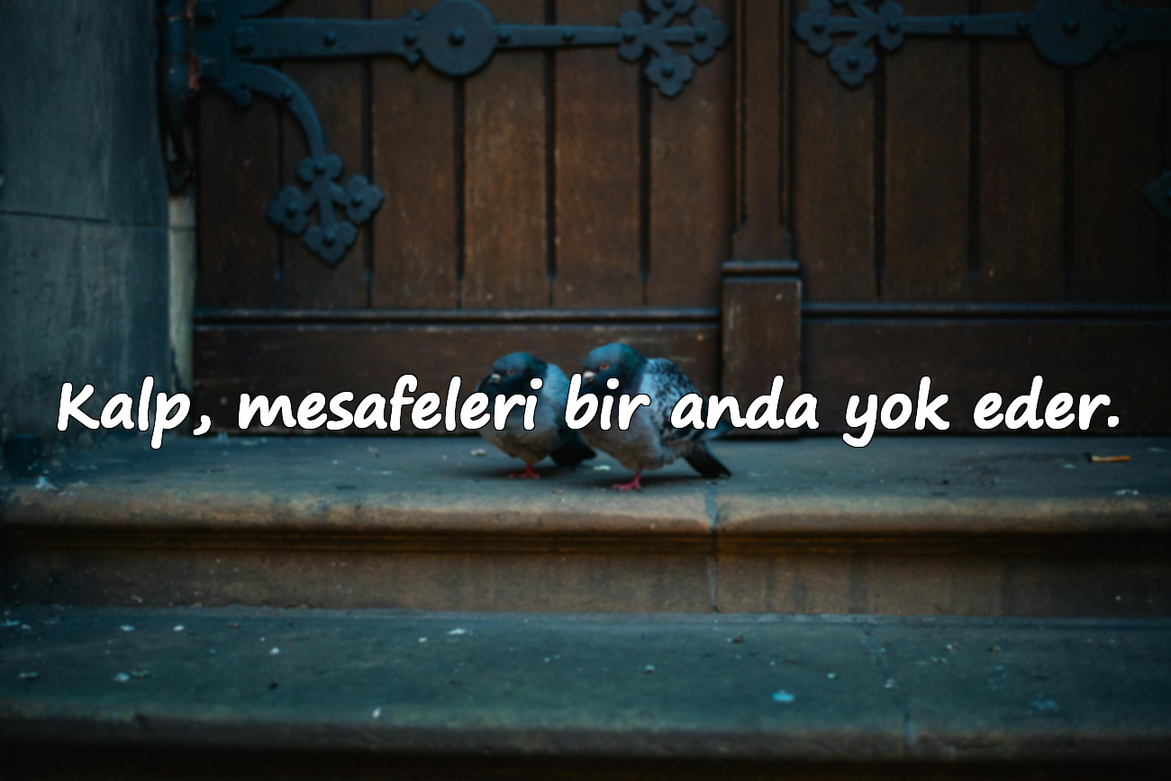 Kalp, mesafeleri bir anda yok eder.