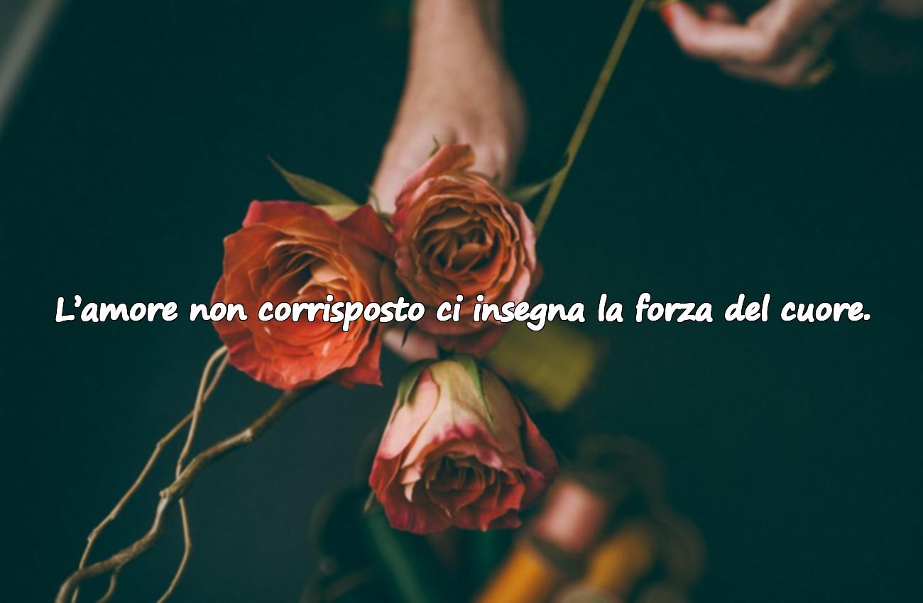 aforismi amore non corrisposto