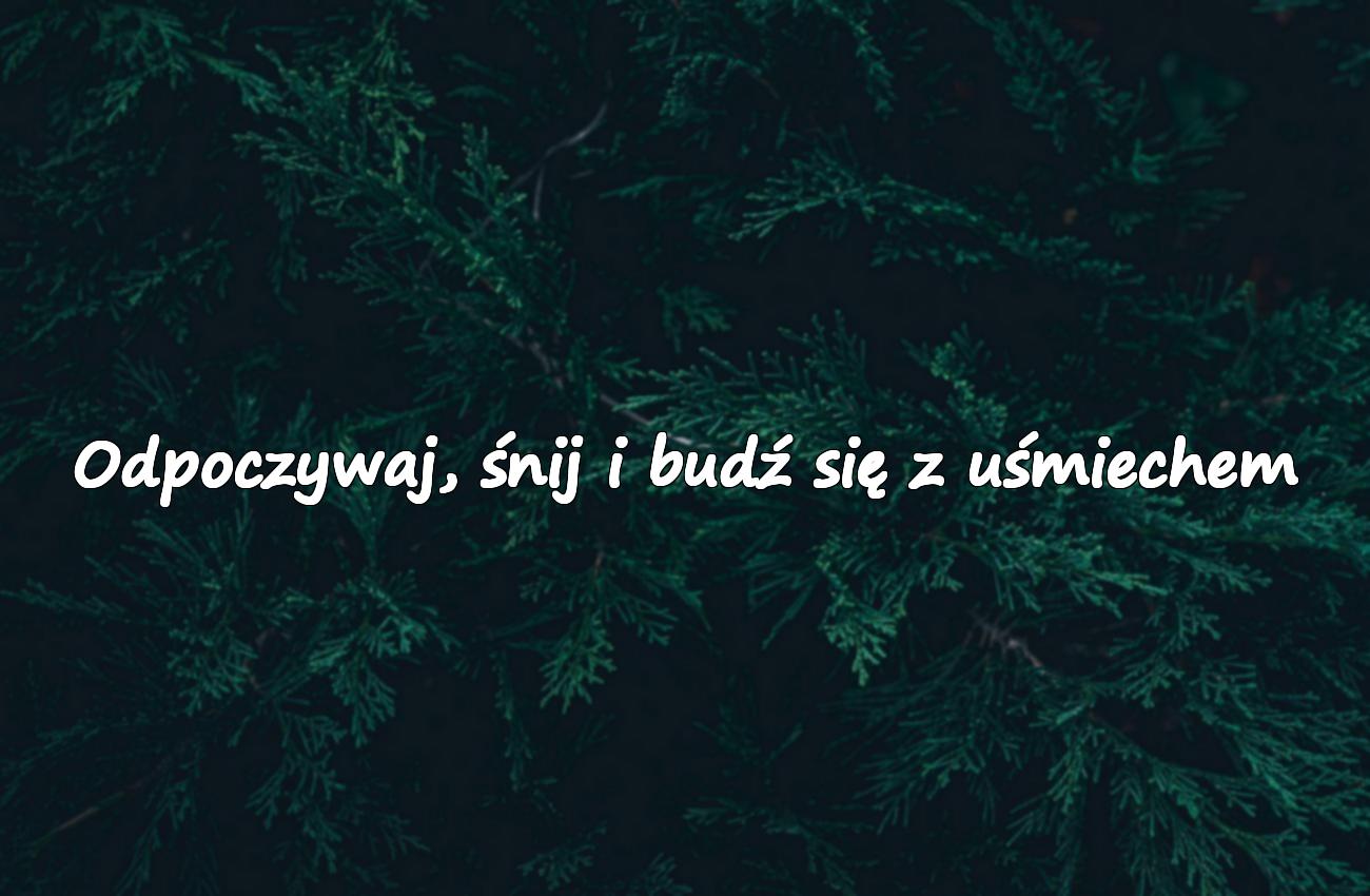 aforyzmy na dobranoc