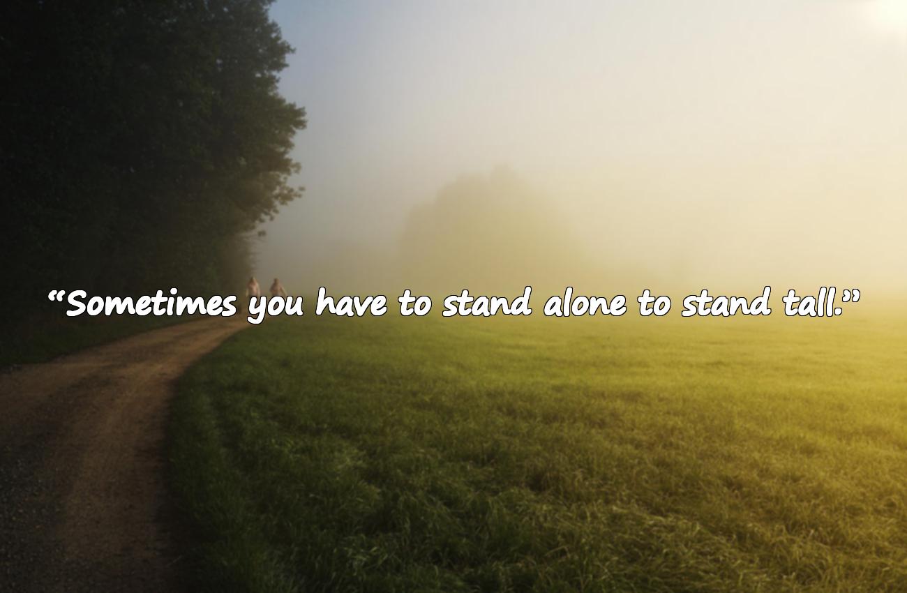 alone quotes