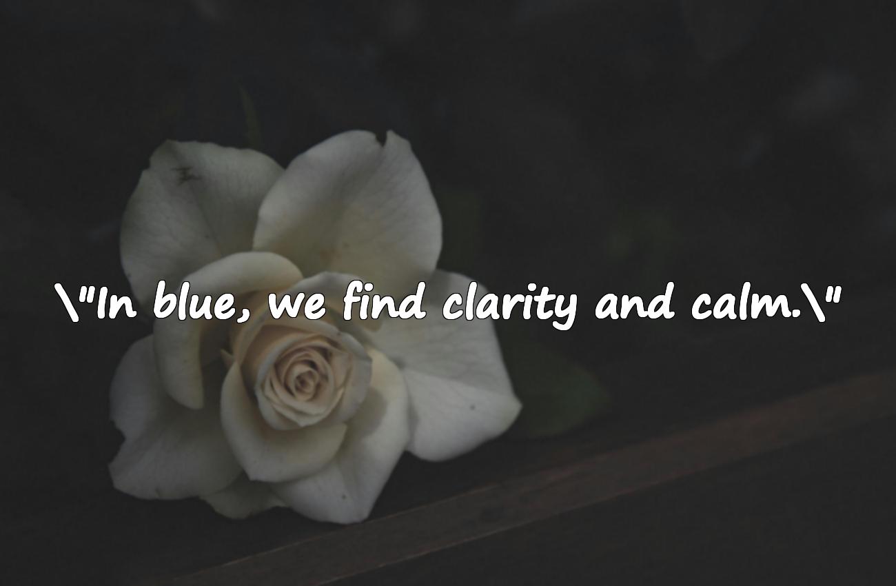 blue quotes