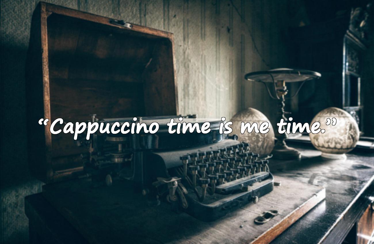 cappuccino caption