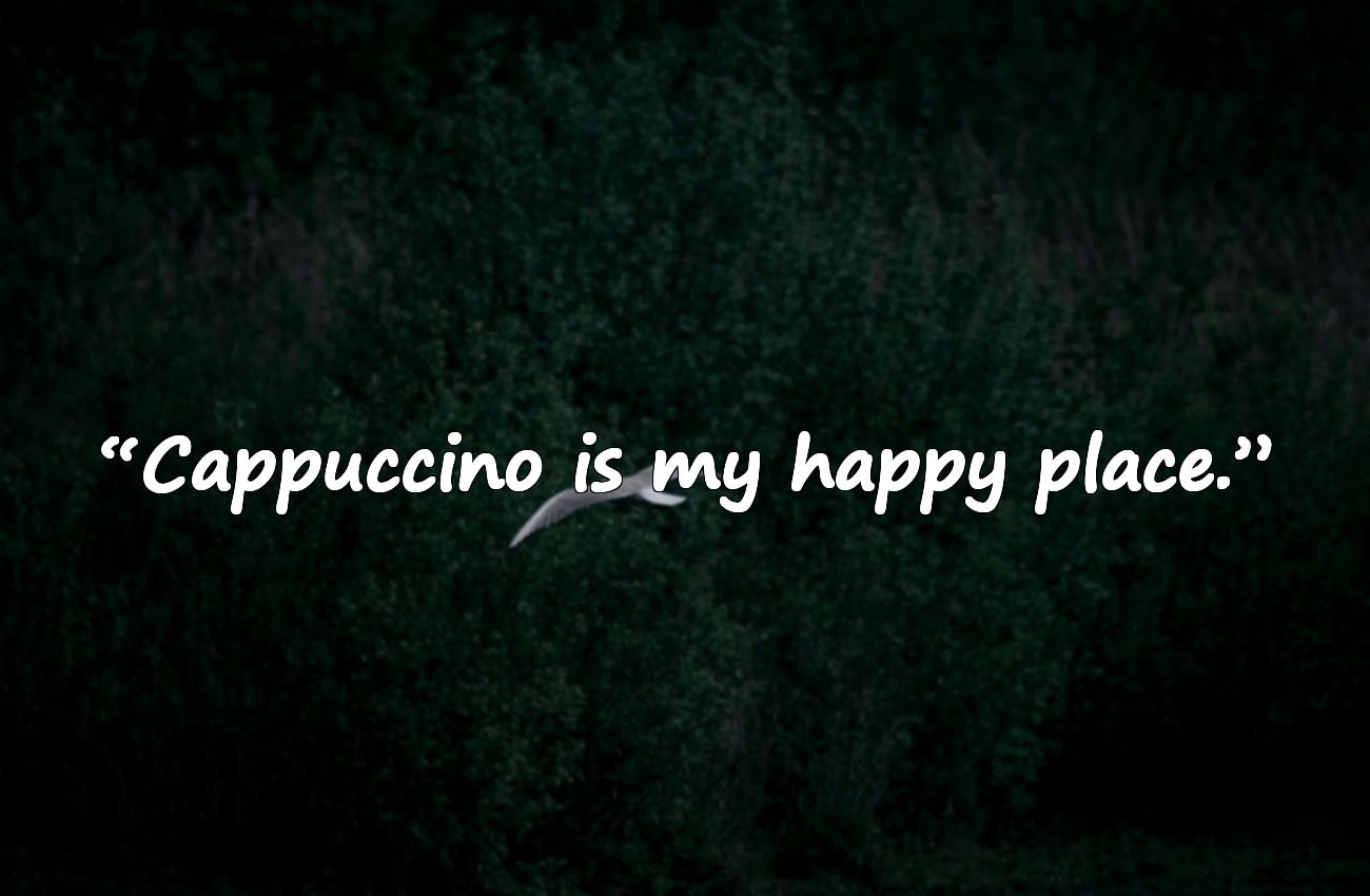 cappuccino caption