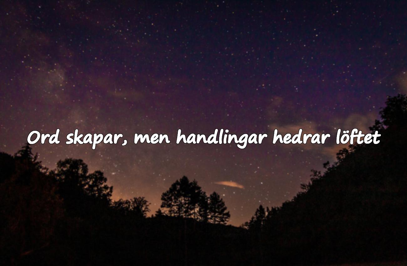 Citat om att hålla löften