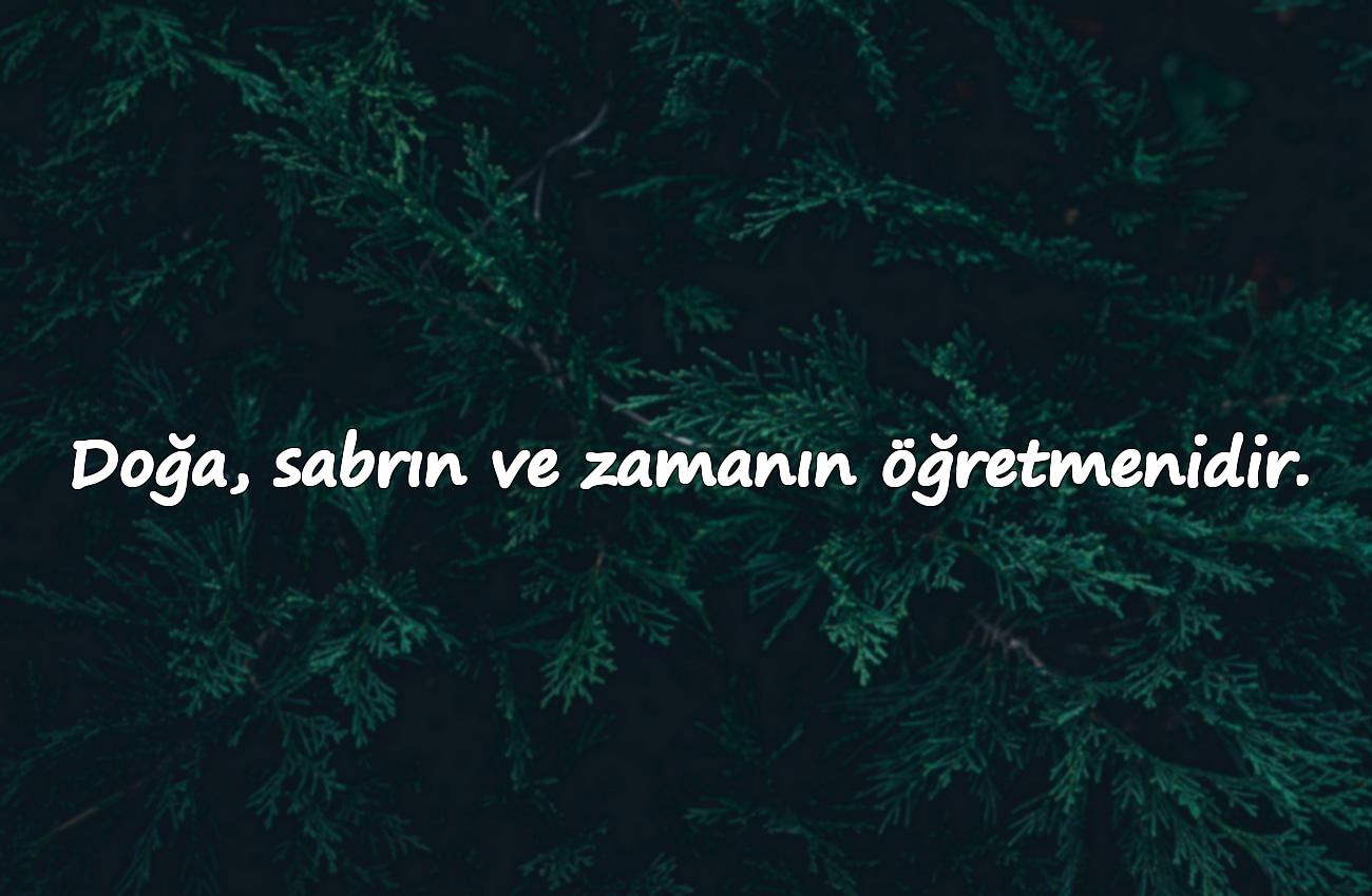 doğa ile ilgili sözler