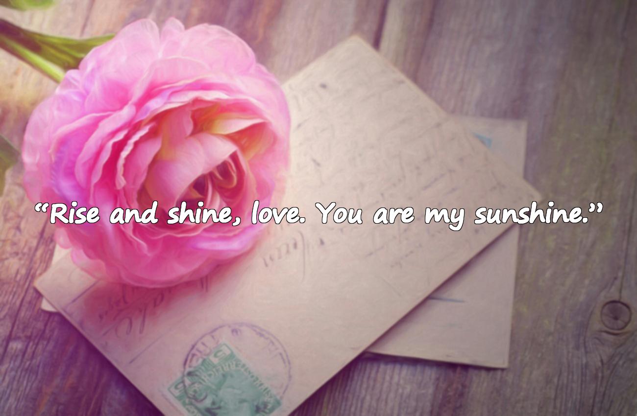 good morning love message for her