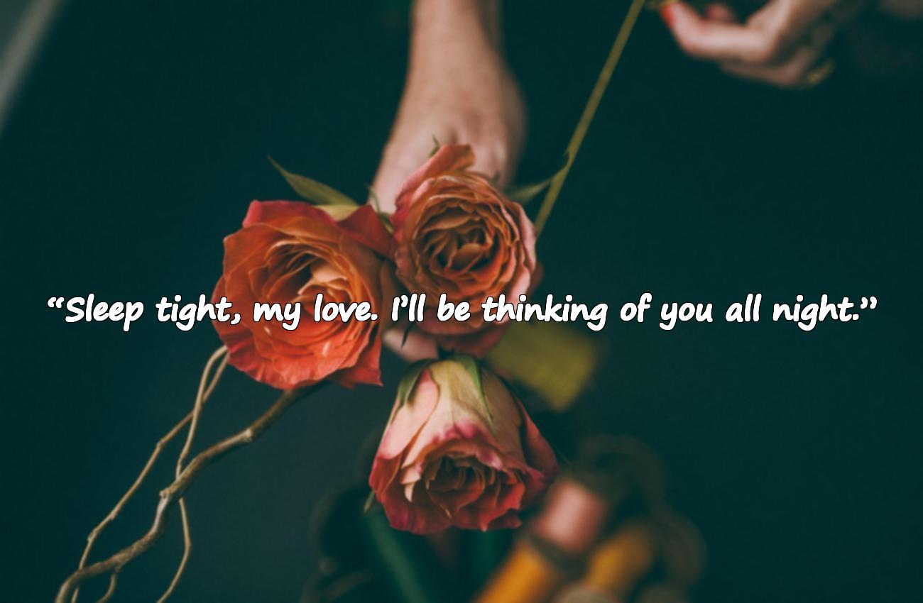 good night message to my love