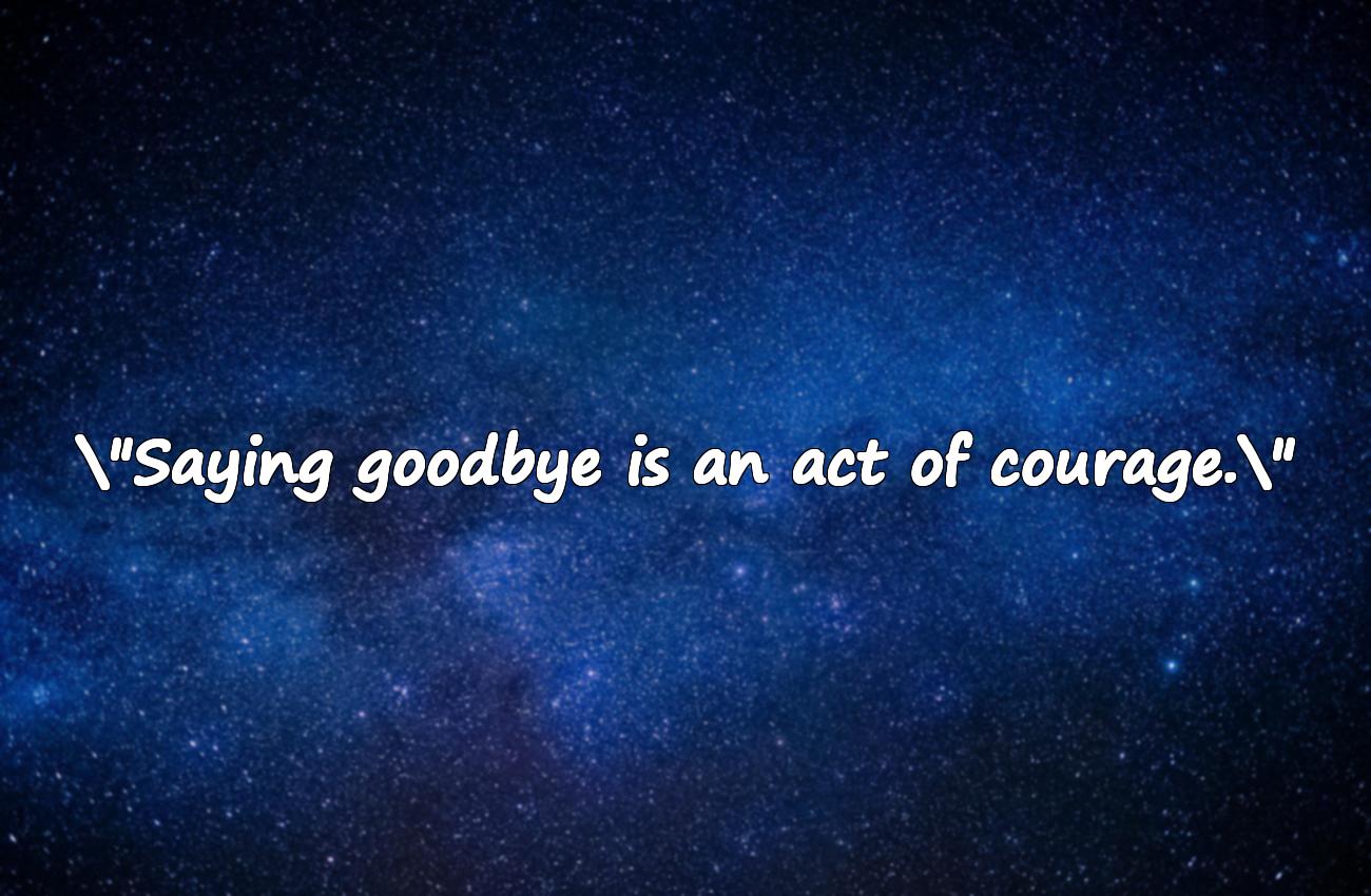 goodbye quotes