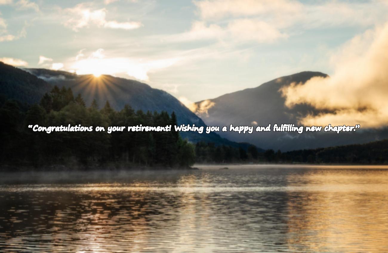 greetings for retirement