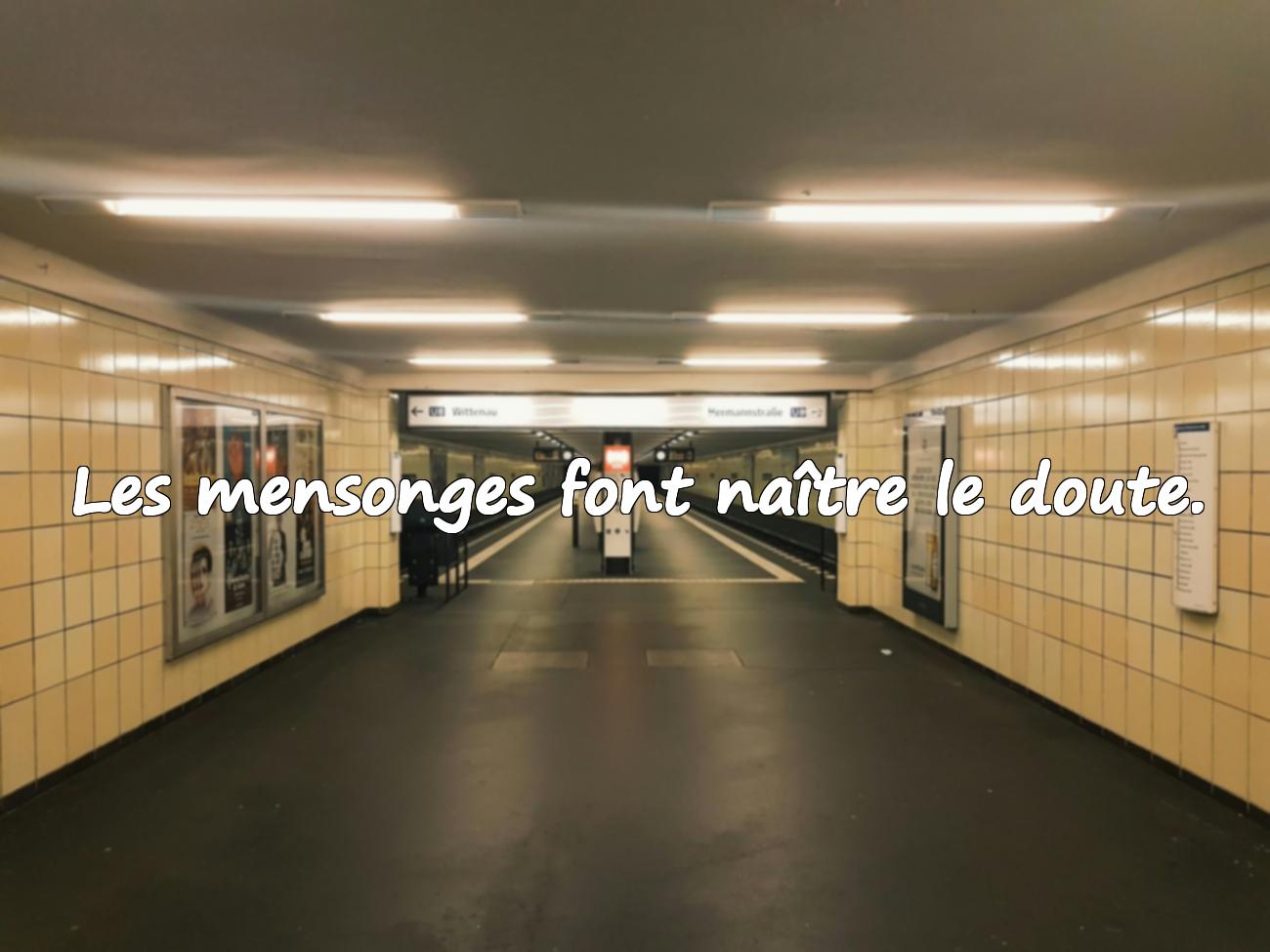 Le Mensonge Citations