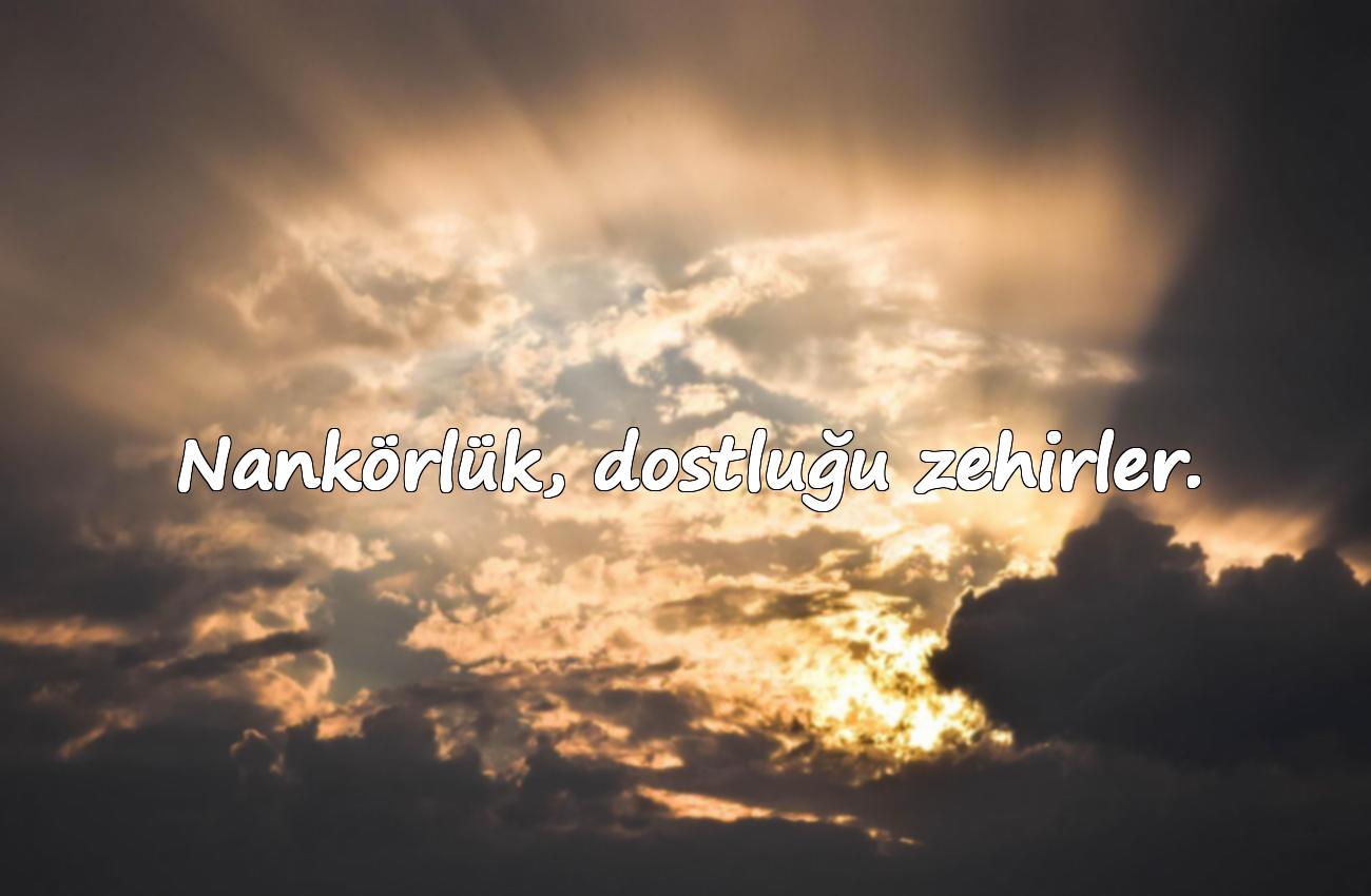 nankörlere sözler