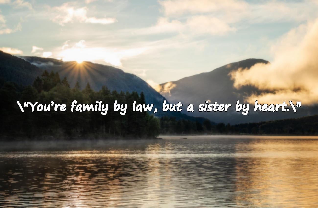 sister in law quotes