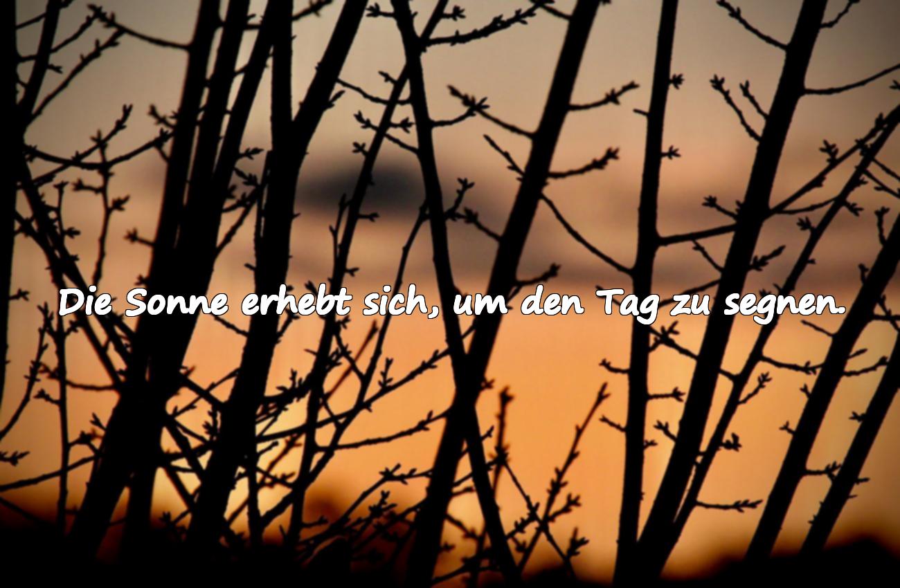 sonnenaufgang sprüch