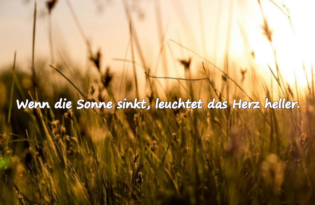 sonnenuntergang sprüch