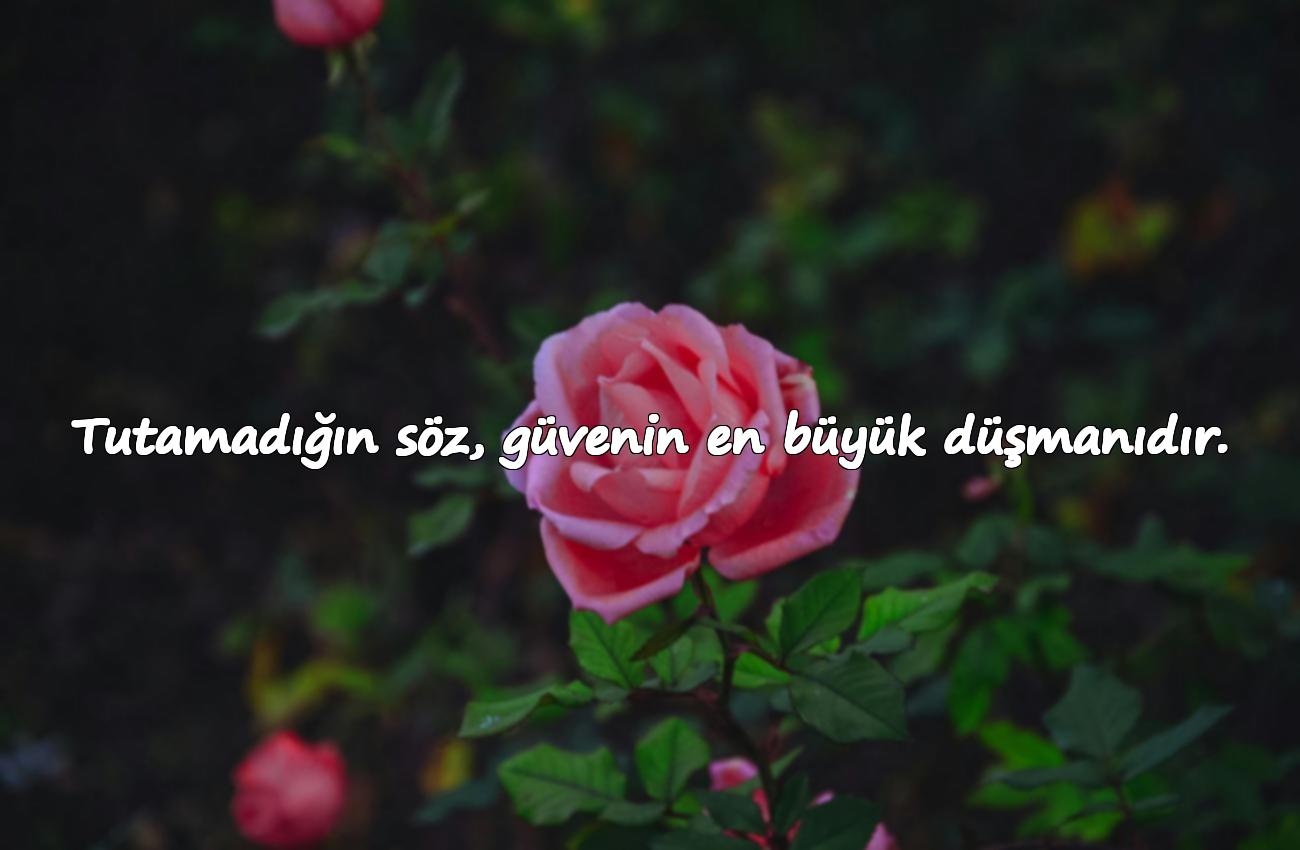 Söz vermekle ilgili sözler