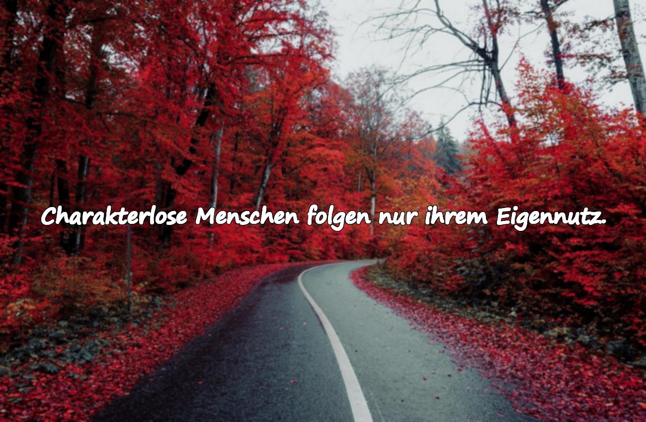 Sprüche für charakterlose Menschen