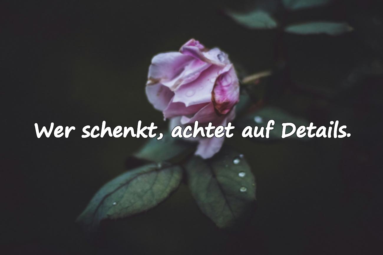 Sprüche über Aufmerksamkeit Geben