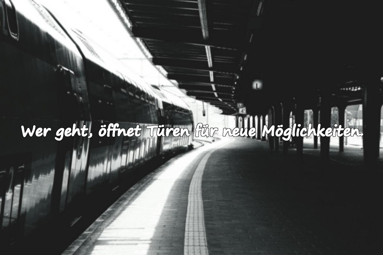 Sprüche über das Weggehen