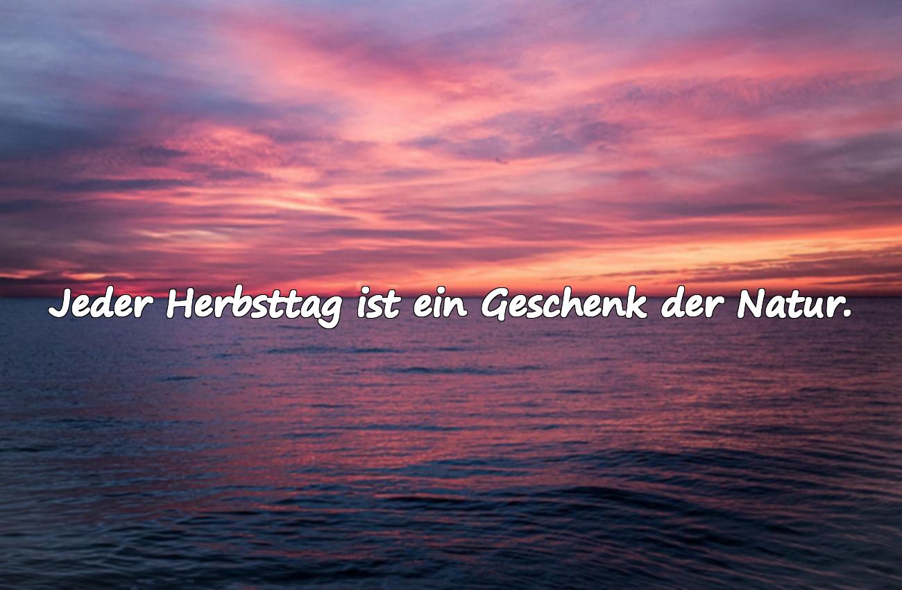 Sprüche über den Herbst