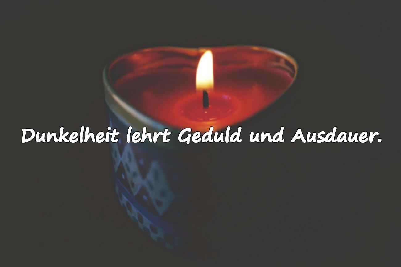 Sprüche über die Dunkelheit