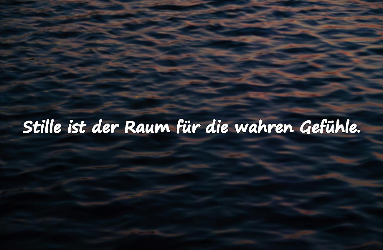 Sprüche über die Stille