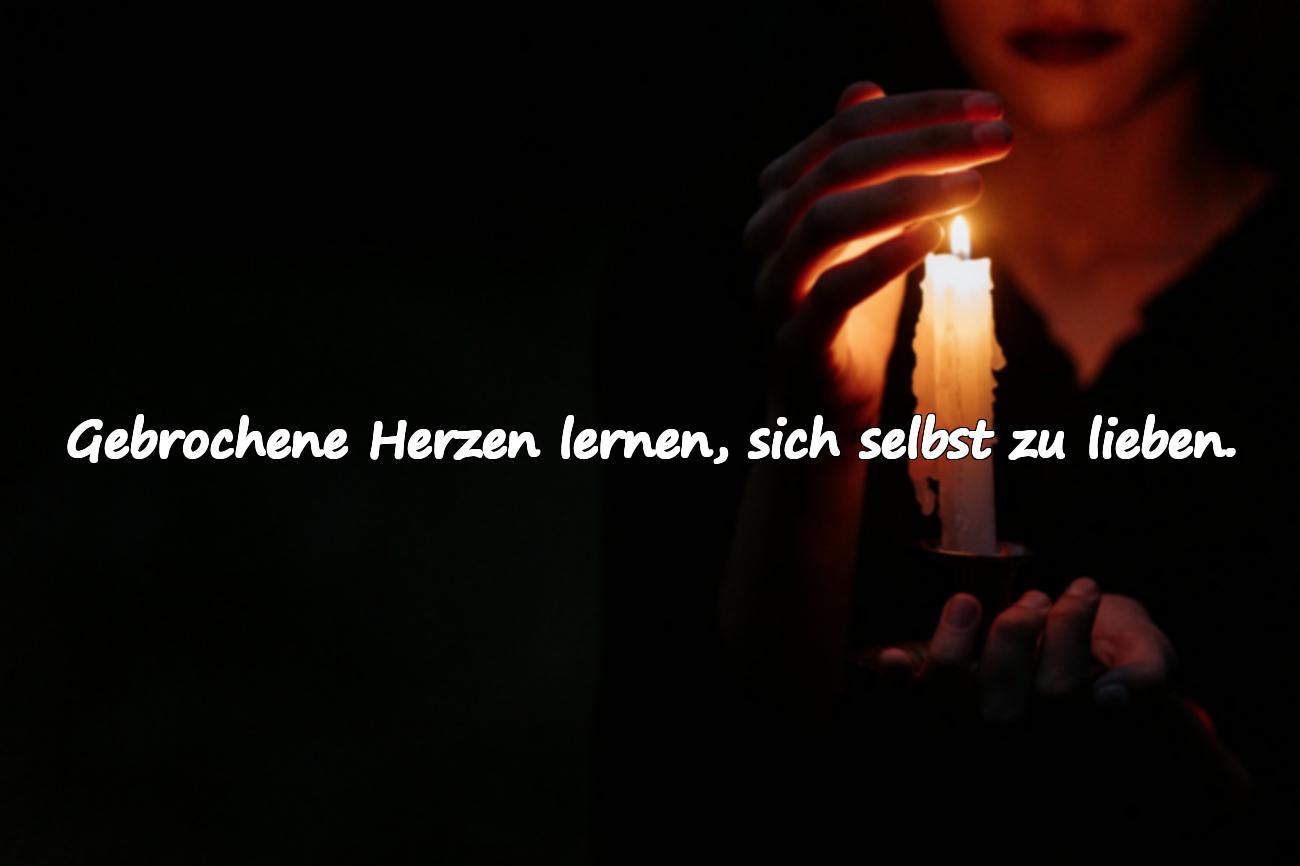 Sprüche über gebrochene Herzen