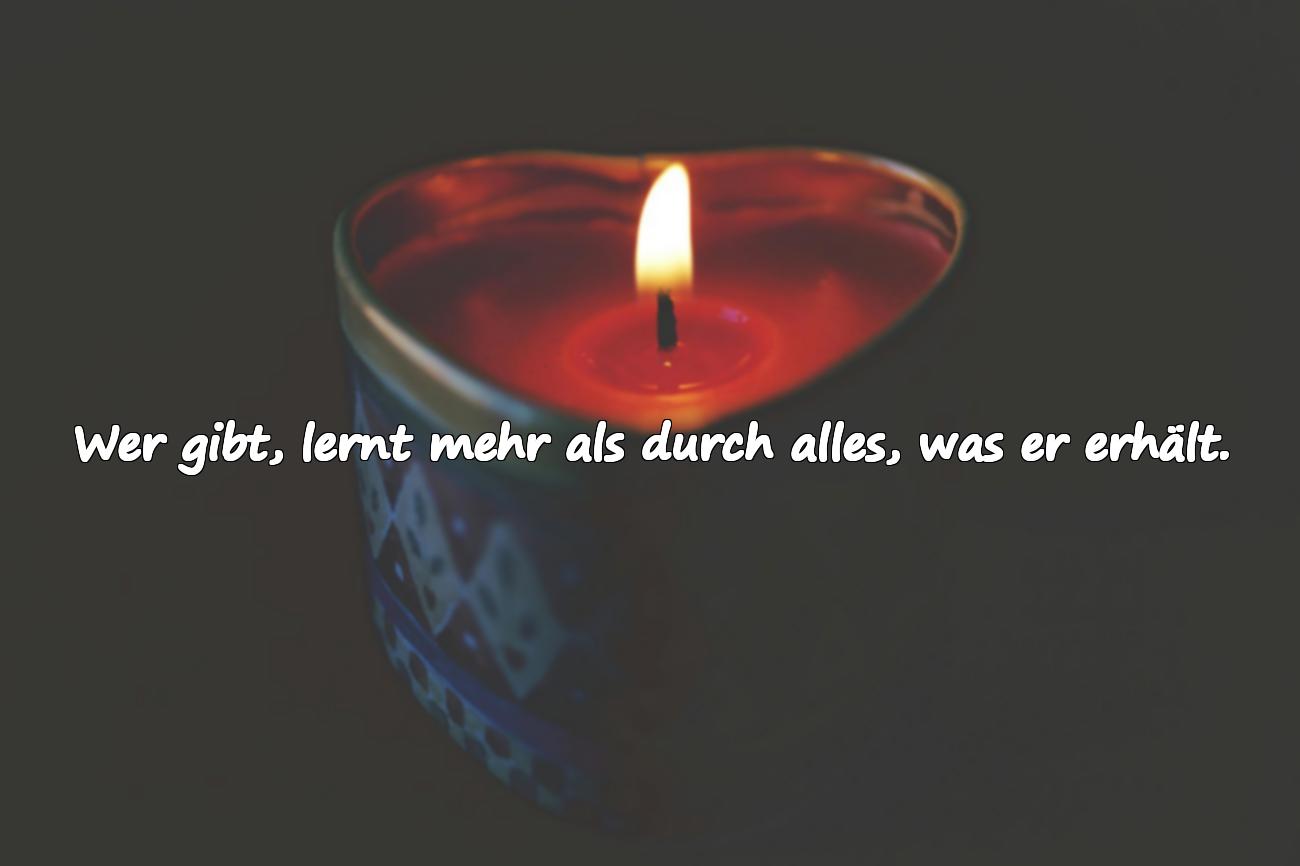 Sprüche über Opferbereitschaft