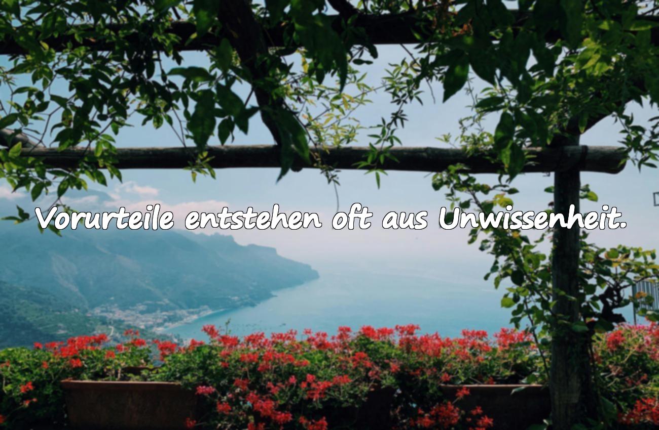 Sprüche über Vorurteile