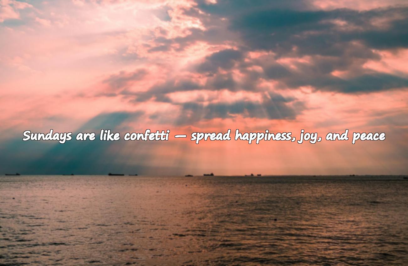 sunday morning quotes