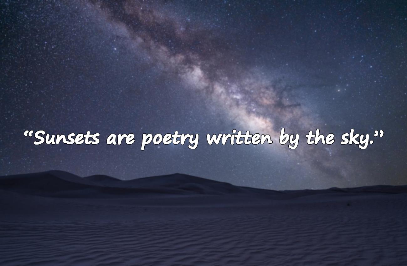 sunset quotes