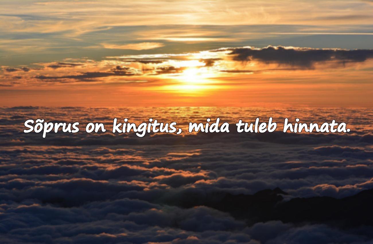 tsitaadid sõprusest