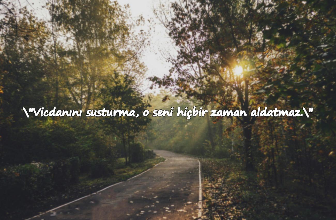 vicdan ile ilgili sözler TR