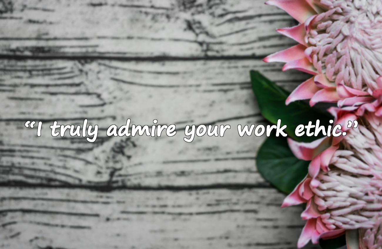 words of appreciation