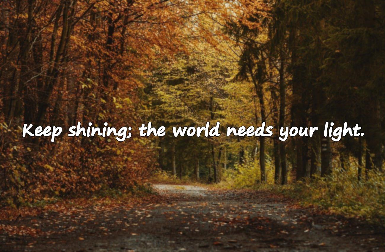 words of encouragement