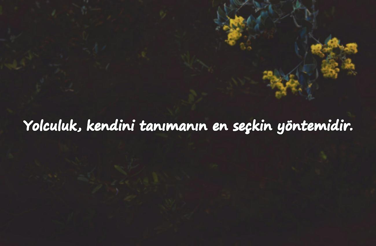 yolculuk ile ilgili sözler