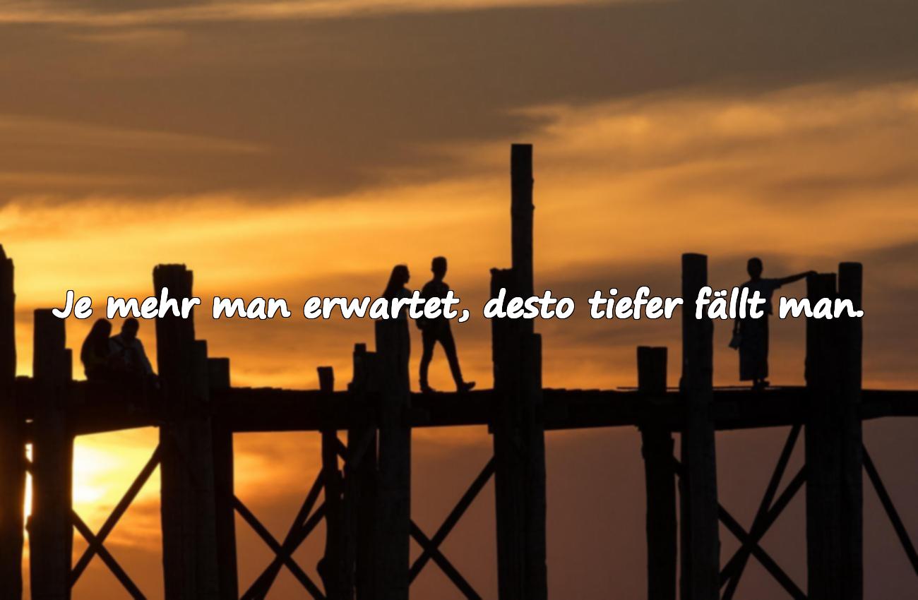 Sprüche über Enttäuschung